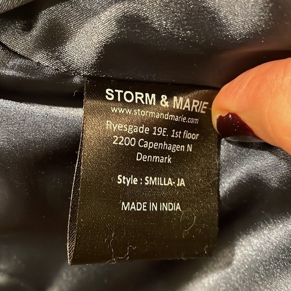Storm & Marie Denmark Caramel Leather Jacket - Picture 12 of 15